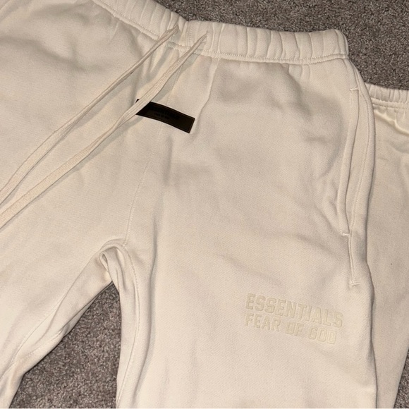 Essentials Cream Track Pants - Picture 7 of 8